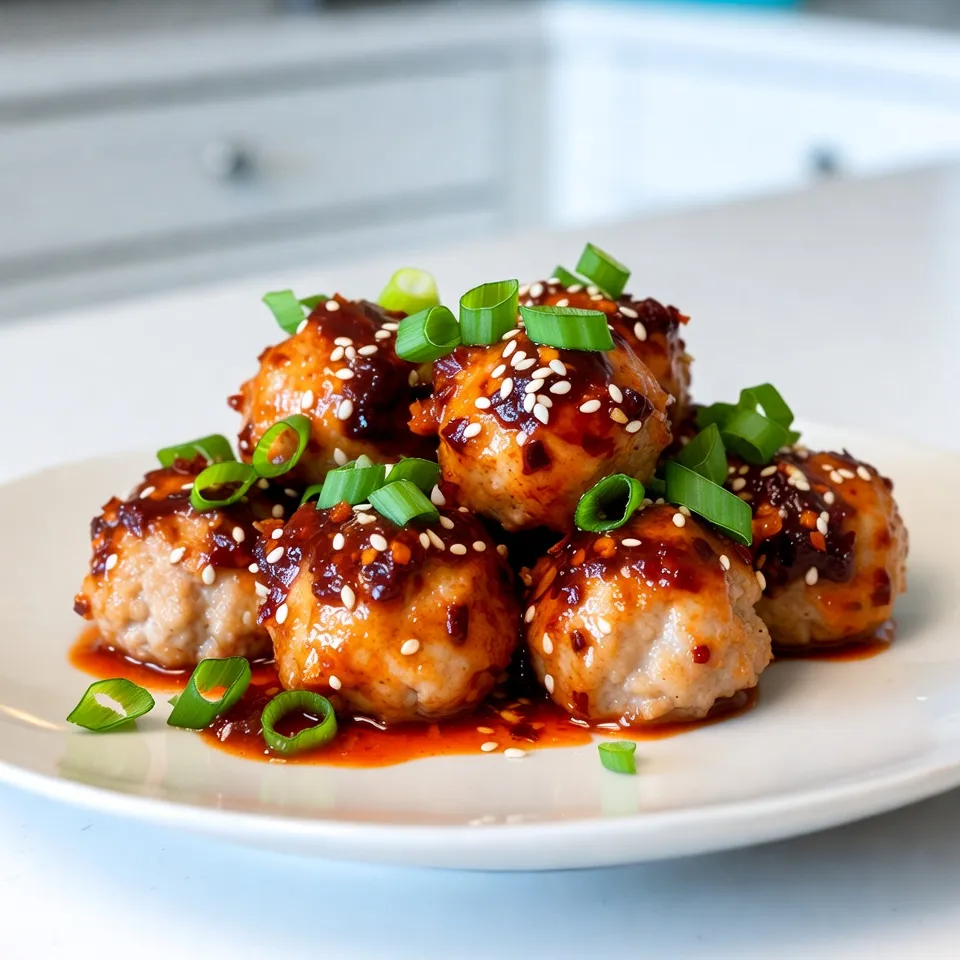 Sweet Chili Glazed Meatballs Flavorful Dinner Delight