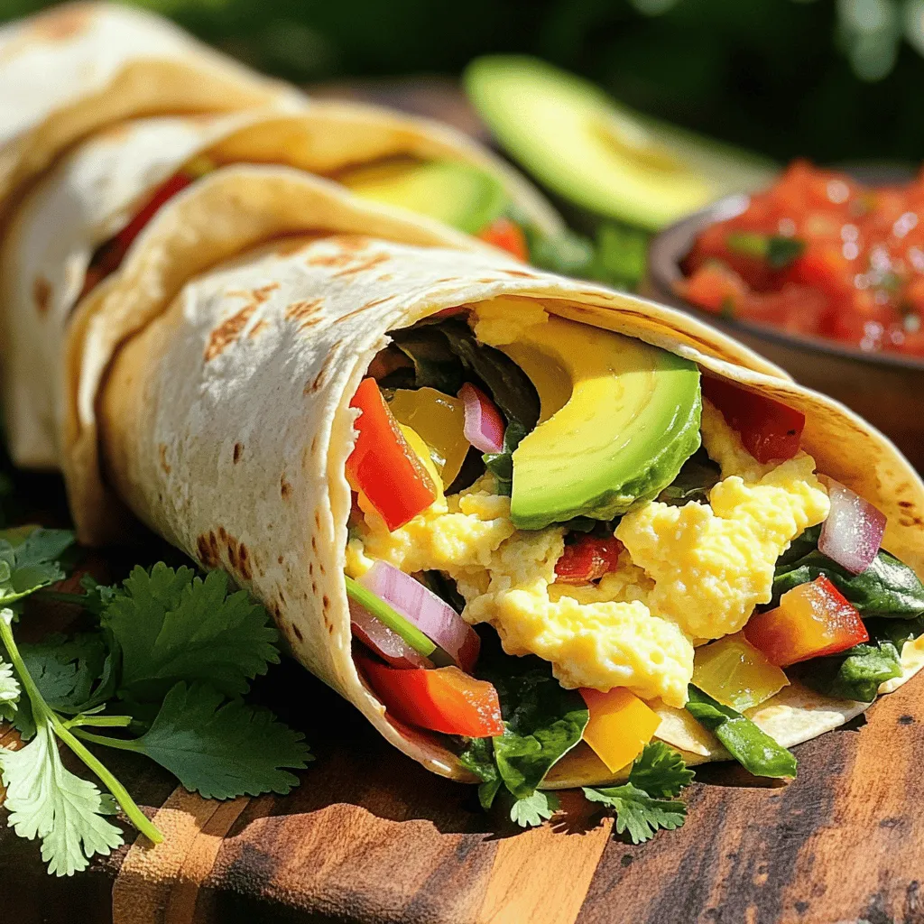 Veggie Packed Breakfast Burritos for a Healthy Meal