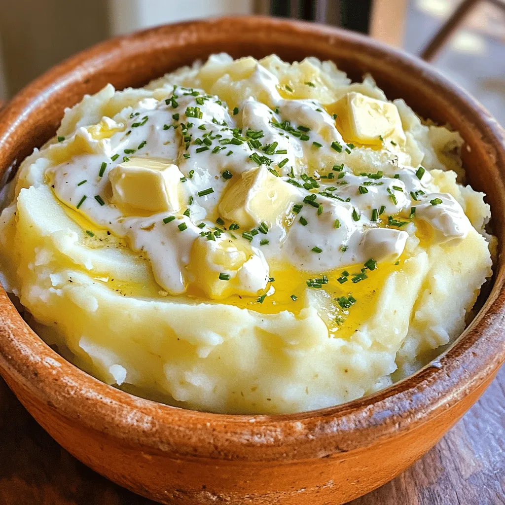 Creamy Garlic Mashed Potatoes Simple and Tasty Dish