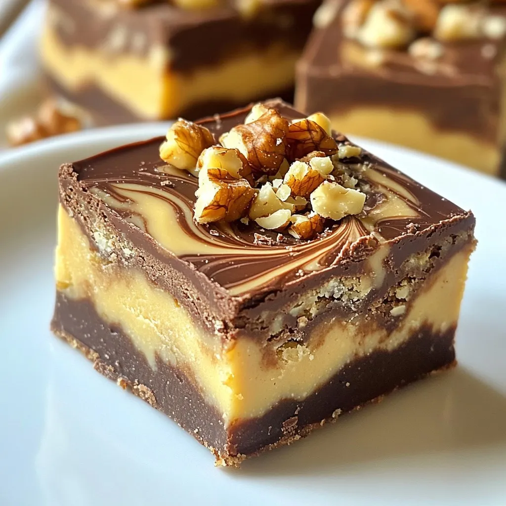 Peanut Butter Chocolate Swirl Fudge Decadent Dessert Recipe