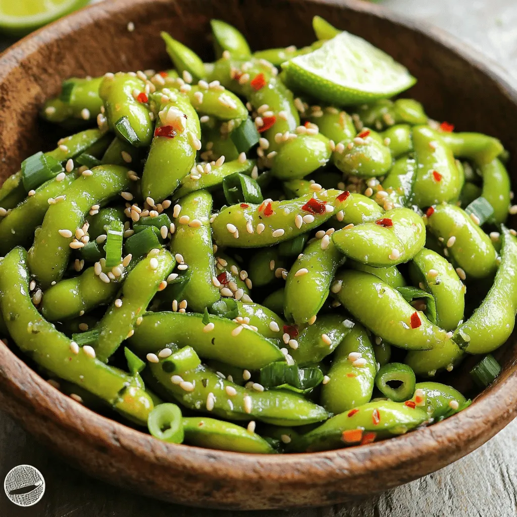 Spicy Garlic Edamame Irresistible Flavor Boost