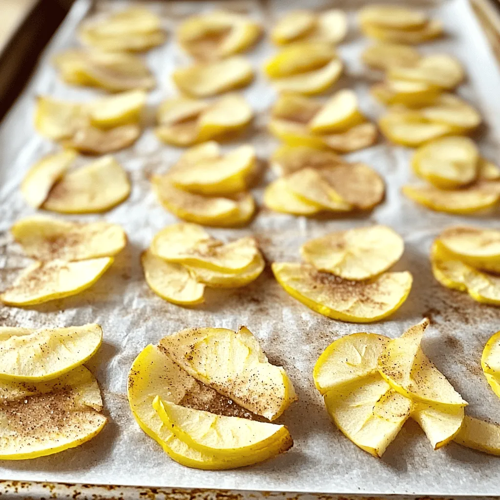Healthy Baked Apple Chips Crunchy and Nutritious Snack