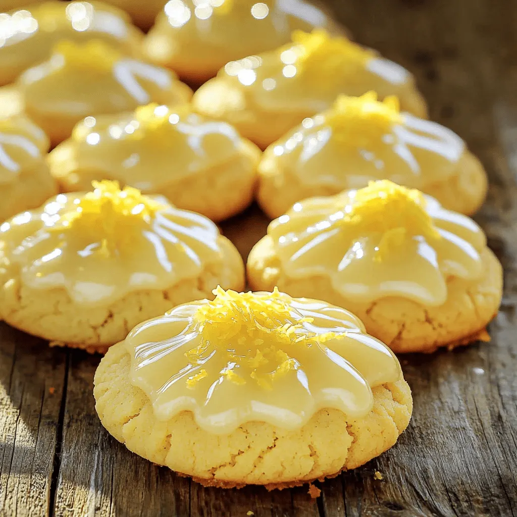 Glazed Lemon Sugar Cookies Delightful and Easy Treat