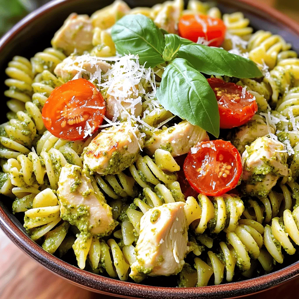 Easy Chicken Pesto Pasta Quick and Flavorful Meal