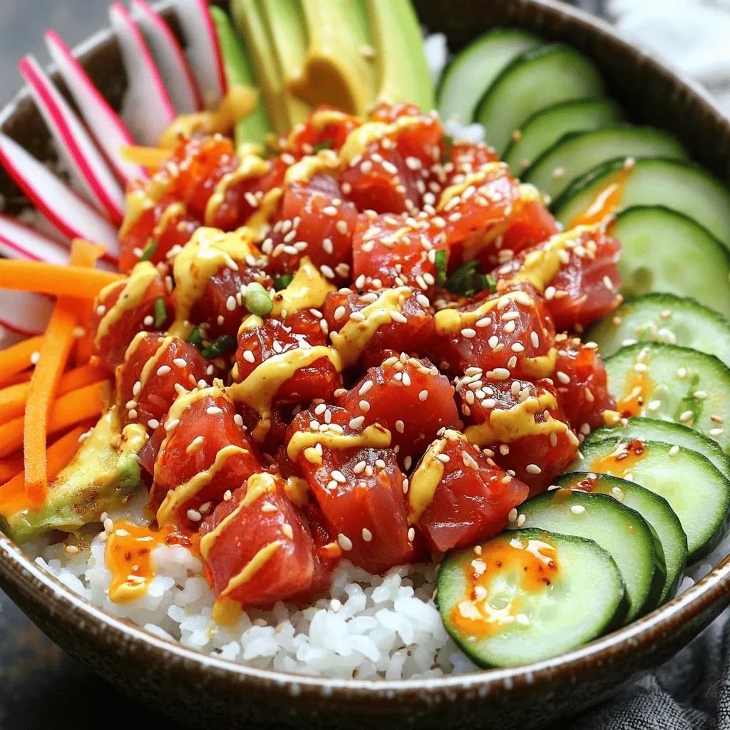 Spicy Tuna Sushi Bowls Quick and Tasty Meal Idea