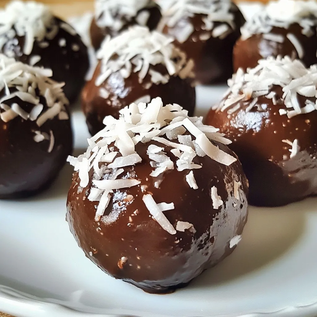 Chocolate Coconut Bliss Balls Simple and Tasty Treat