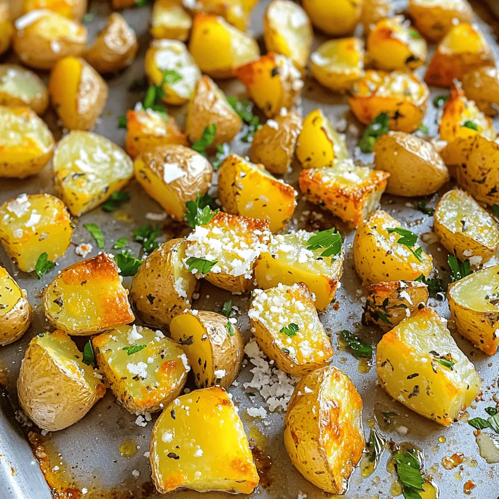 Parmesan Herb Roasted Potatoes Flavorful Side Dish