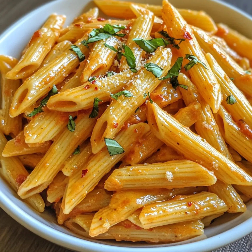 Creamy Tomato Basil Penne Easy Weeknight Meal