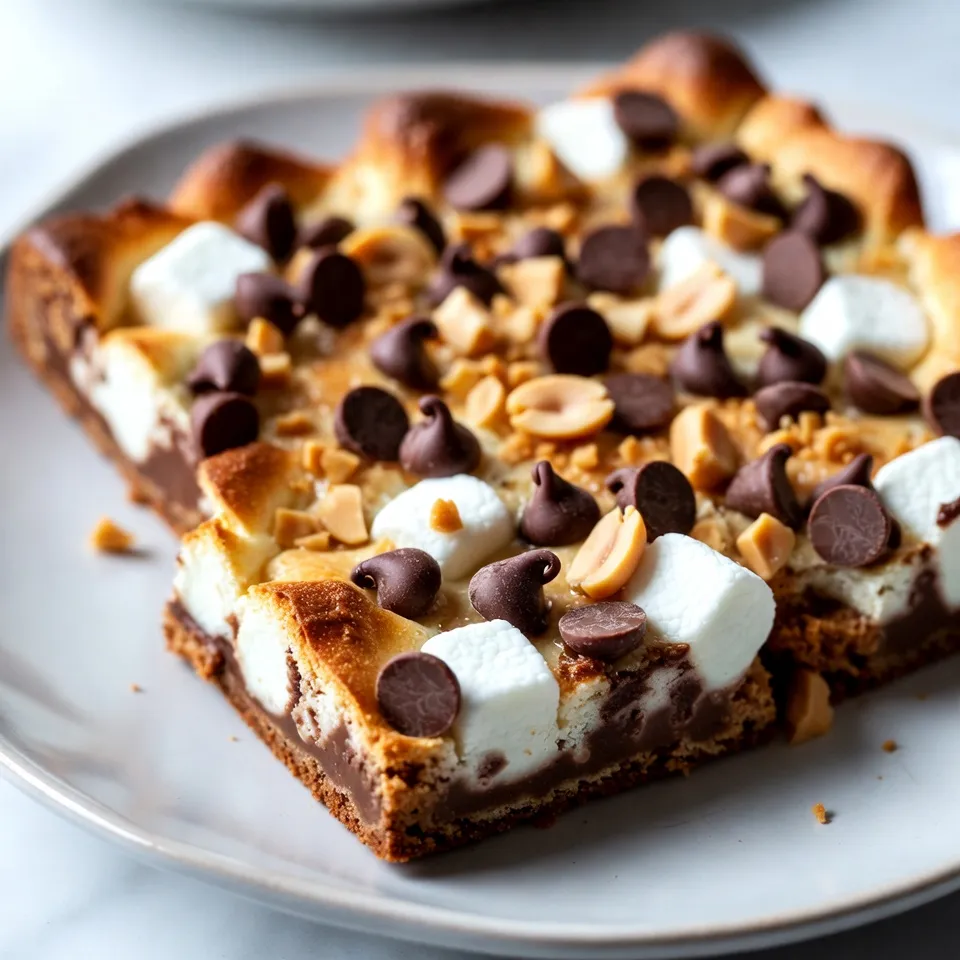 Peanut Butter S’mores Bars Simple and Tasty Treat