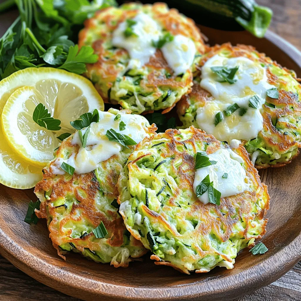 Savory Cheesy Zucchini Fritters Easy and Delicious Meal