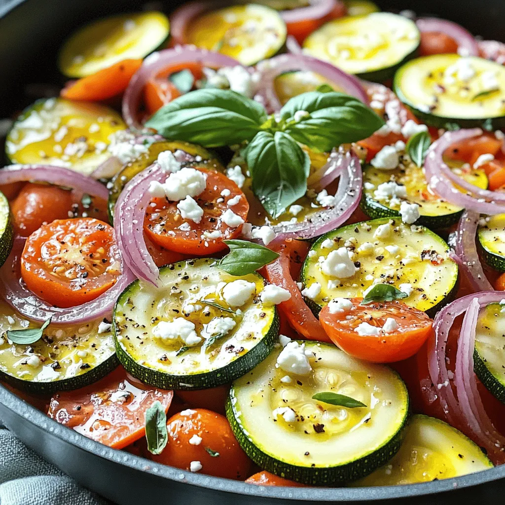 Zucchini and Tomato Skillet Flavorful Vegetable Dish