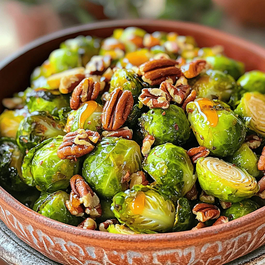 Maple Glazed Brussels Sprouts Tasty Roasted Delight
