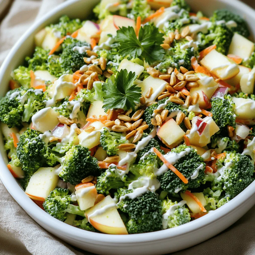 Broccoli Apple Salad Crisp and Flavorful Delight