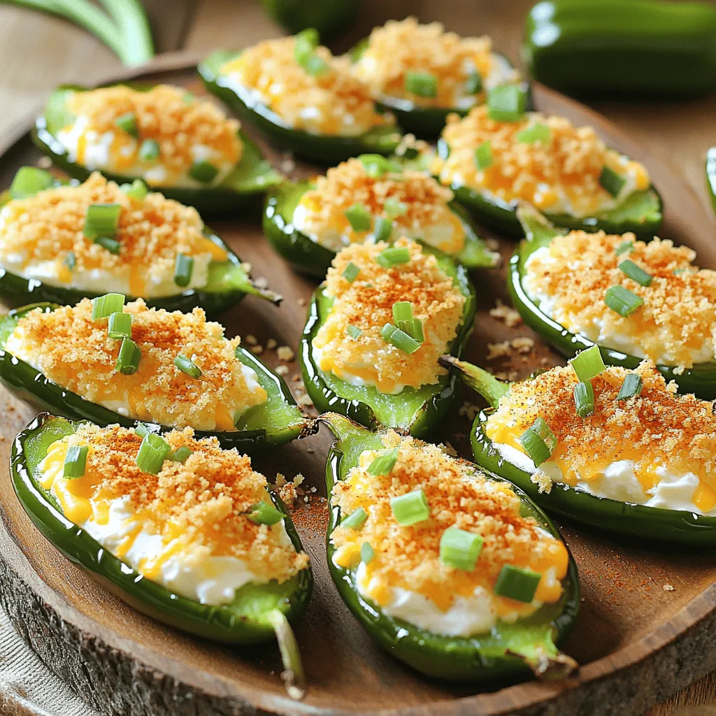Baked Jalapeno Poppers Crunchy and Flavorful Snack