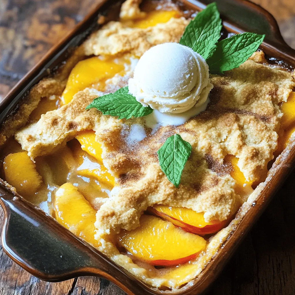 Peach Cobbler with Bisquick Simple Family Delight
