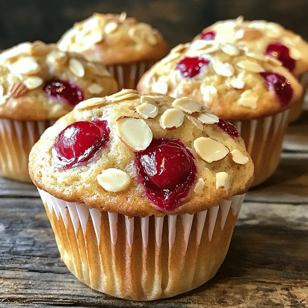Cherry Almond Breakfast Muffins Delightful and Easy