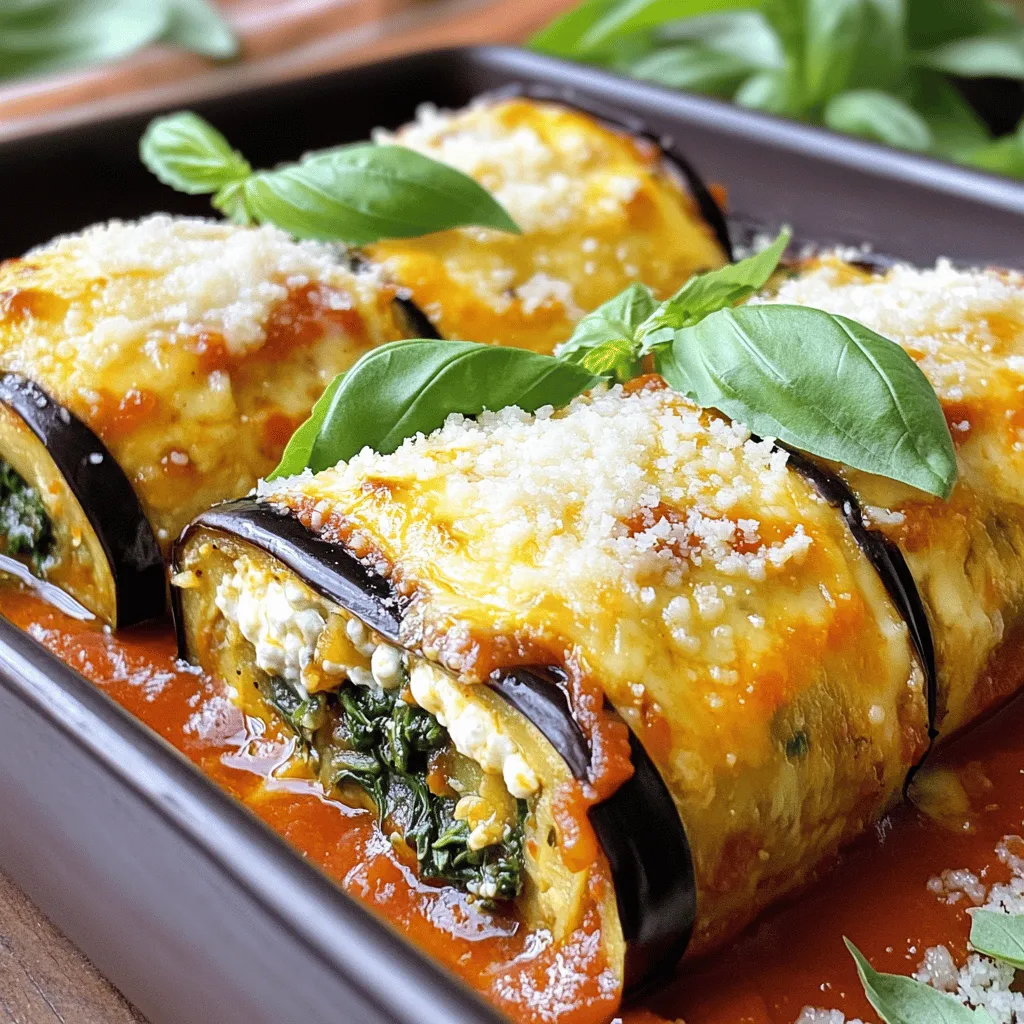 Eggplant Lasagna Roll Ups Flavorful and Easy Recipe