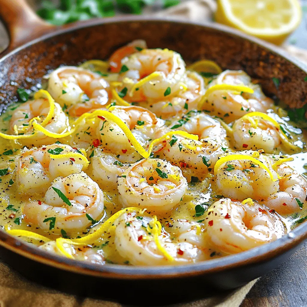 Zesty Lemon Garlic Shrimp Quick and Tasty Delight