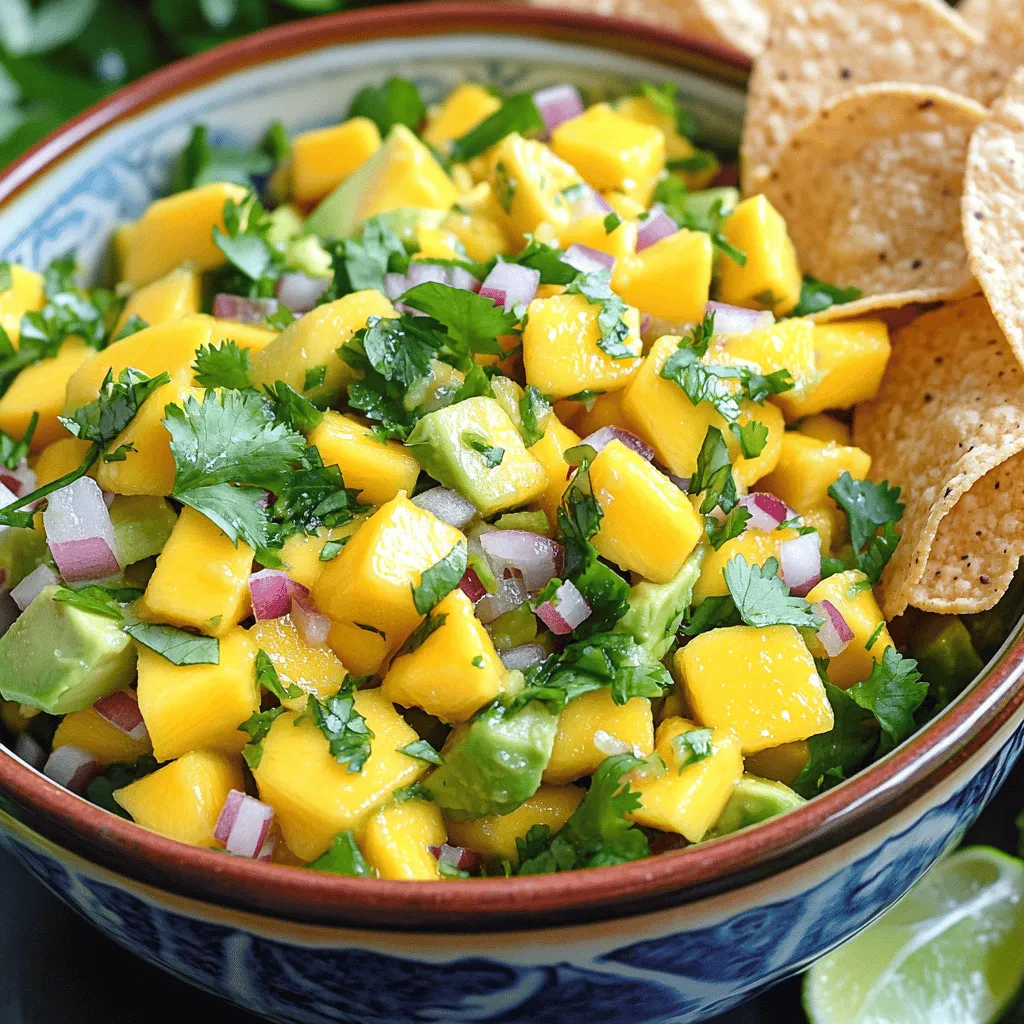 Mango Avocado Salsa Fresh and Flavorful Recipe