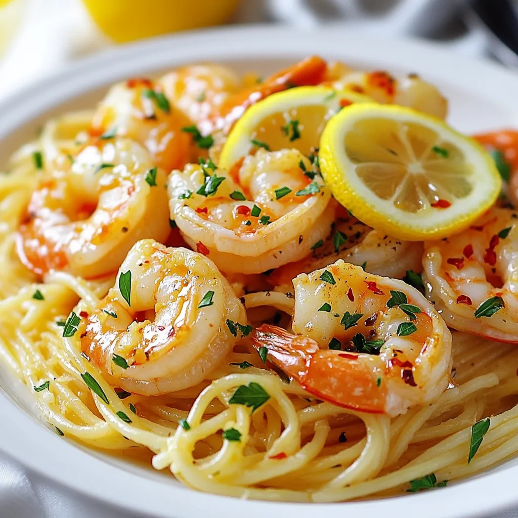 Lemon Garlic Shrimp Scampi Simple and Flavorful Dish