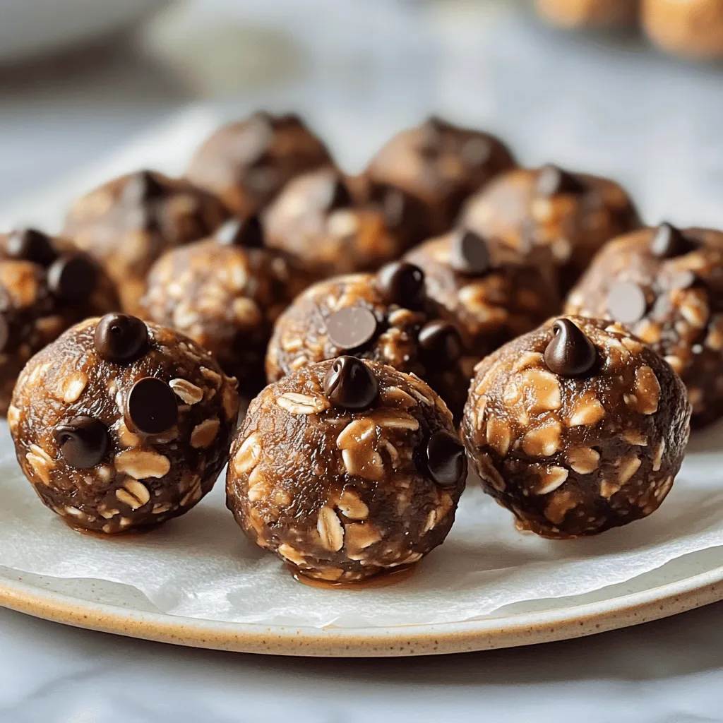 Chocolate Peanut Butter Protein Balls Healthy Snack Idea