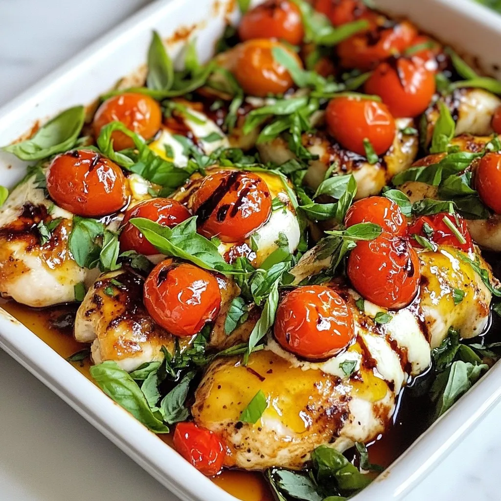 Caprese Chicken Bake Simple and Flavorful Dish