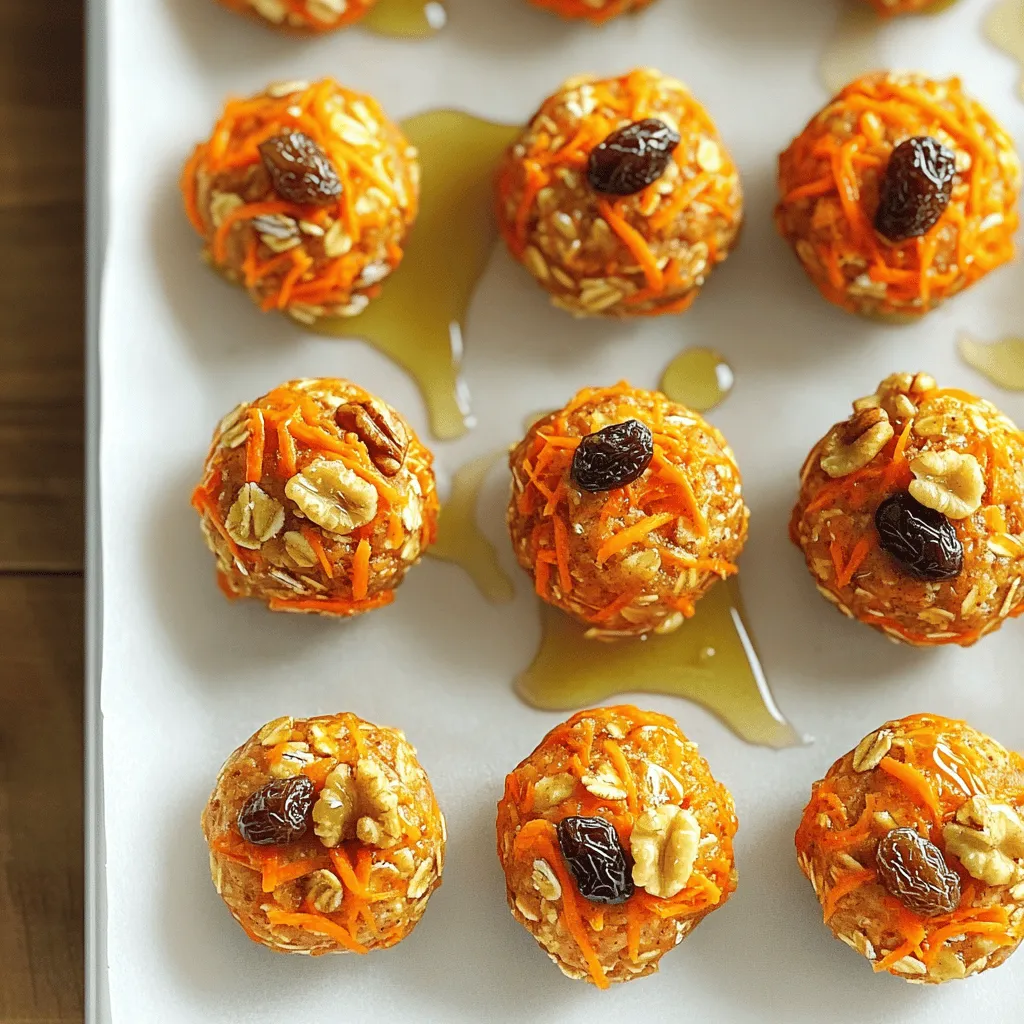 Carrot Cake Energy Bites Healthy and Tasty Snack