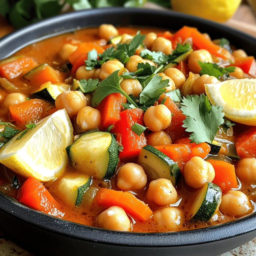 Moroccan Chickpea Stew Flavorful and Hearty Meal
