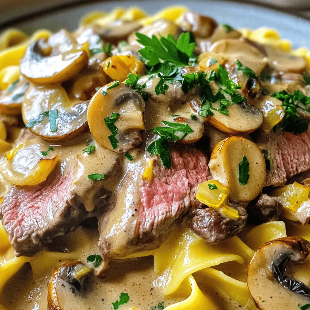 Classic Beef Stroganoff Savory and Comforting Dish
