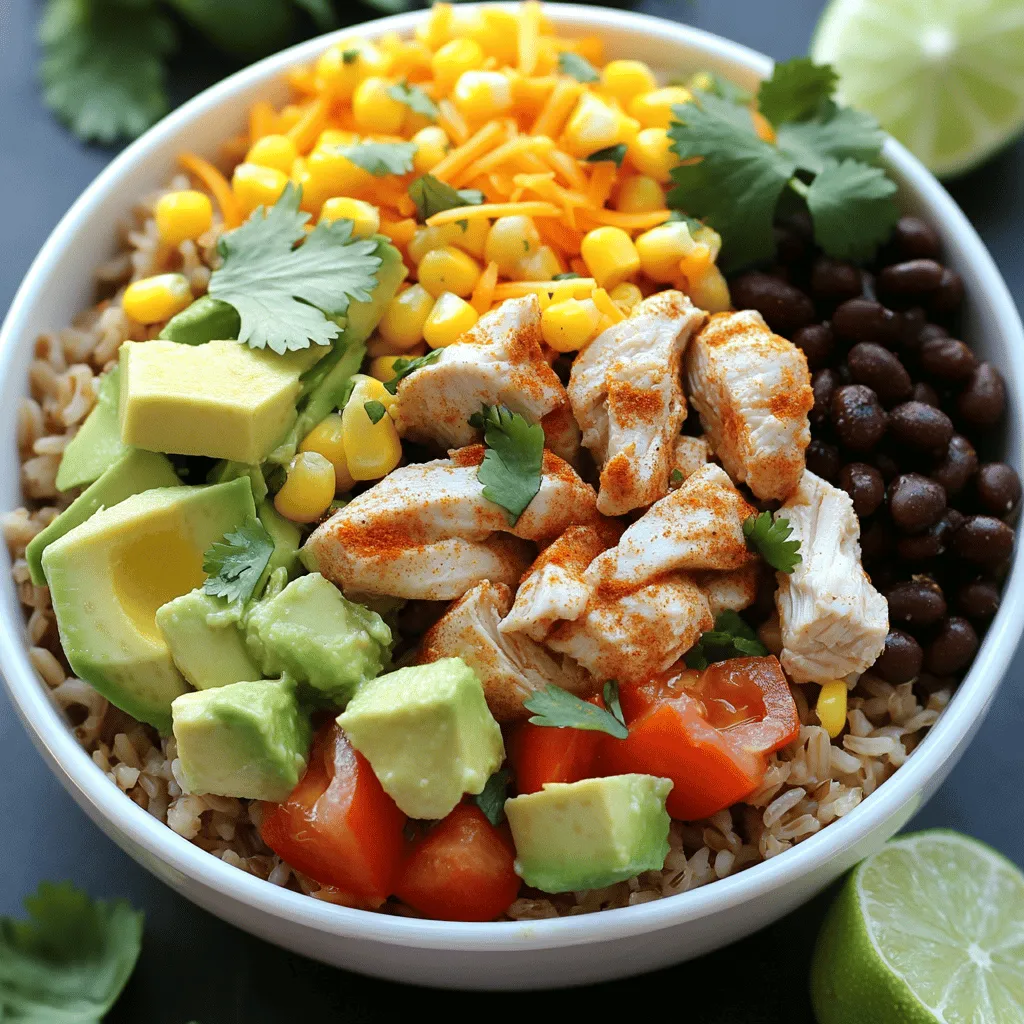 Easy Chicken Burrito Bowls Flavorful Weeknight Meal