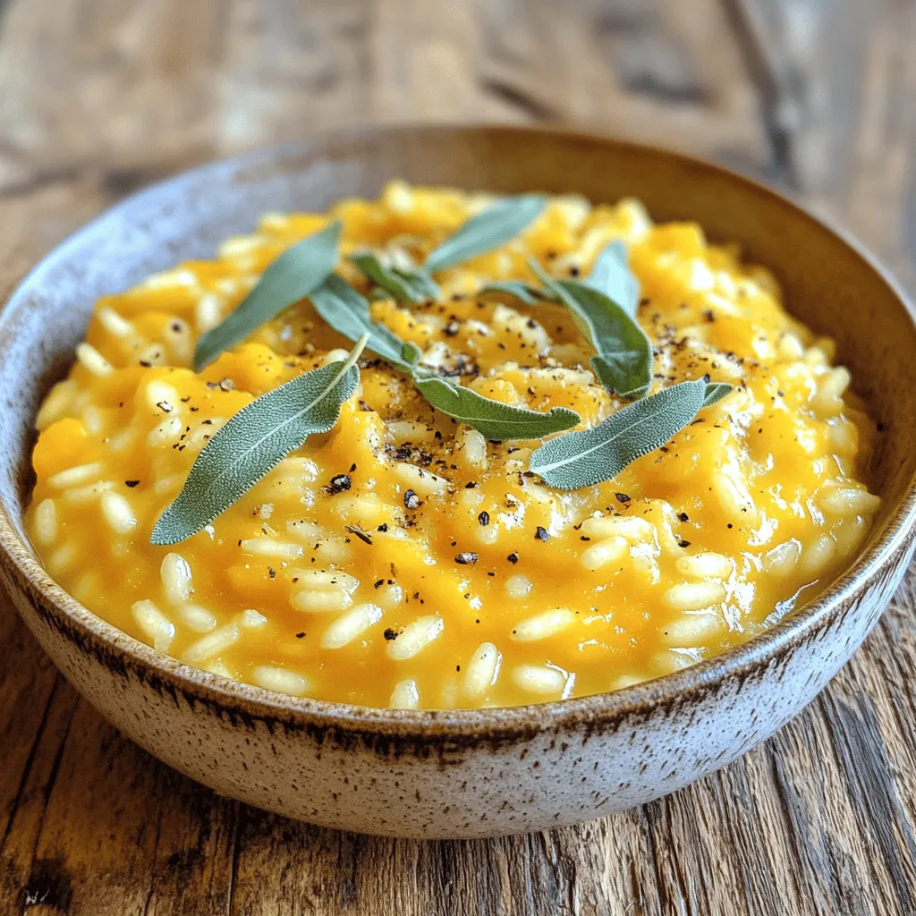 62. Pumpkin Risotto with Sage Flavorful and Creamy Dish