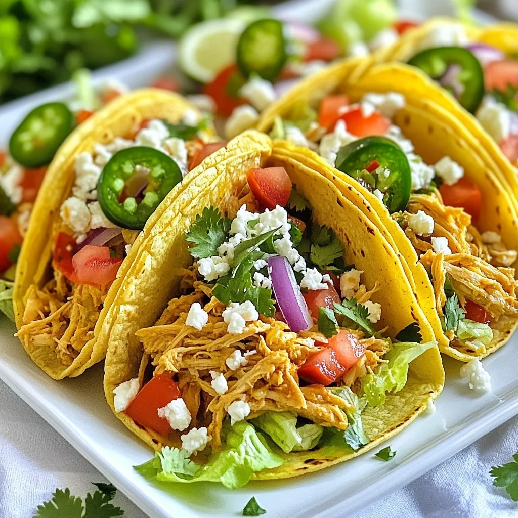 Jalapeño Lime Chicken Tacos Flavorful and Simple Meal