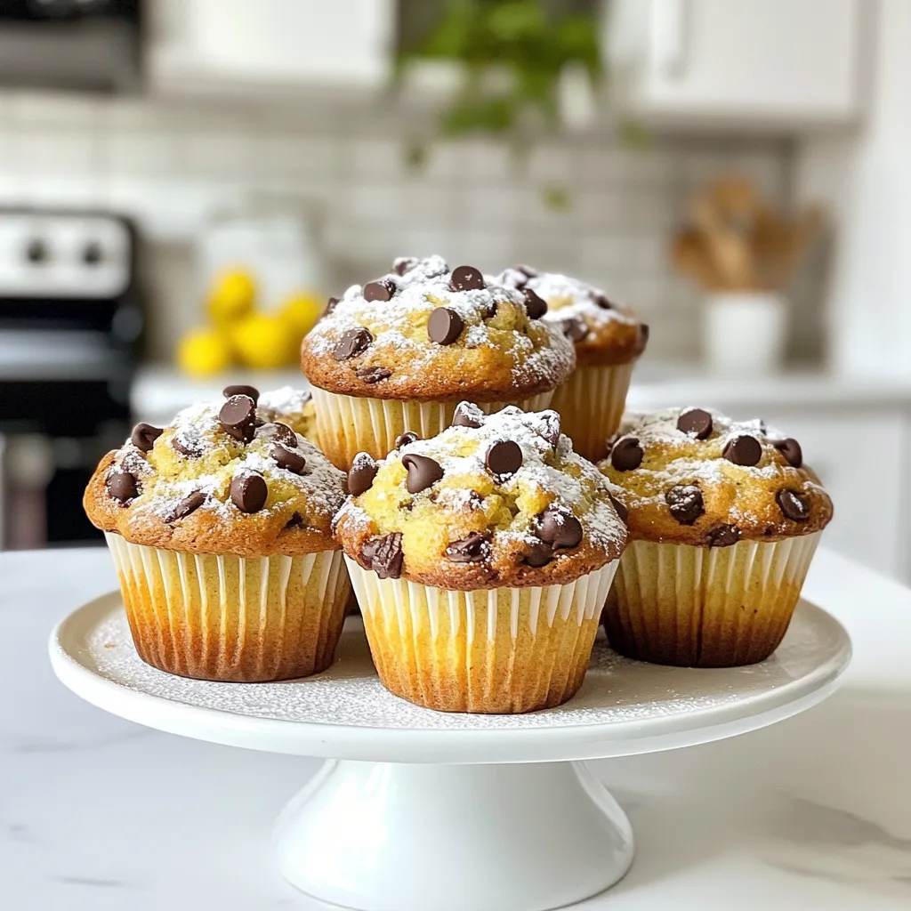 Chocolate Chip Zucchini Muffins Tasty and Simple Treat