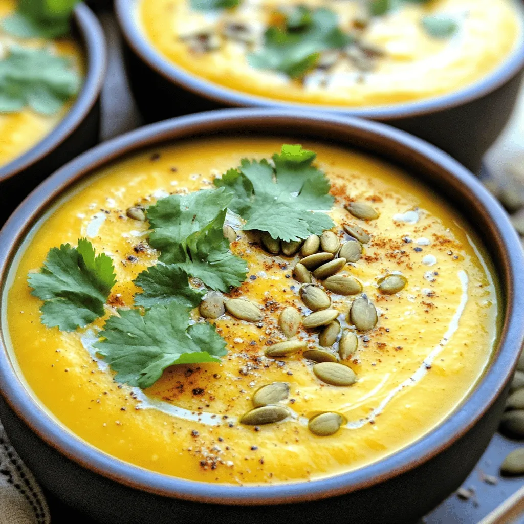 Coconut Curry Butternut Squash Soup Savory Delight