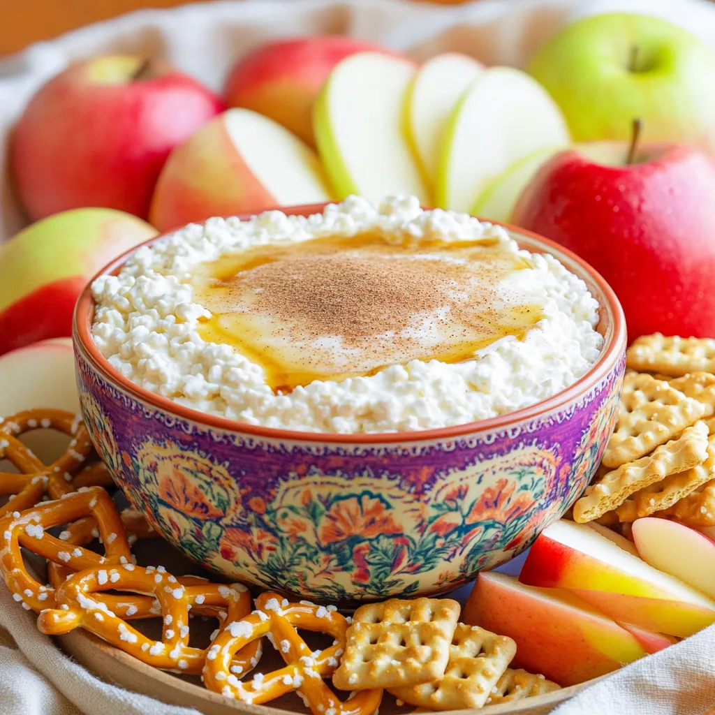 High-Protein Snickerdoodle Cottage Cheese Dip Delight