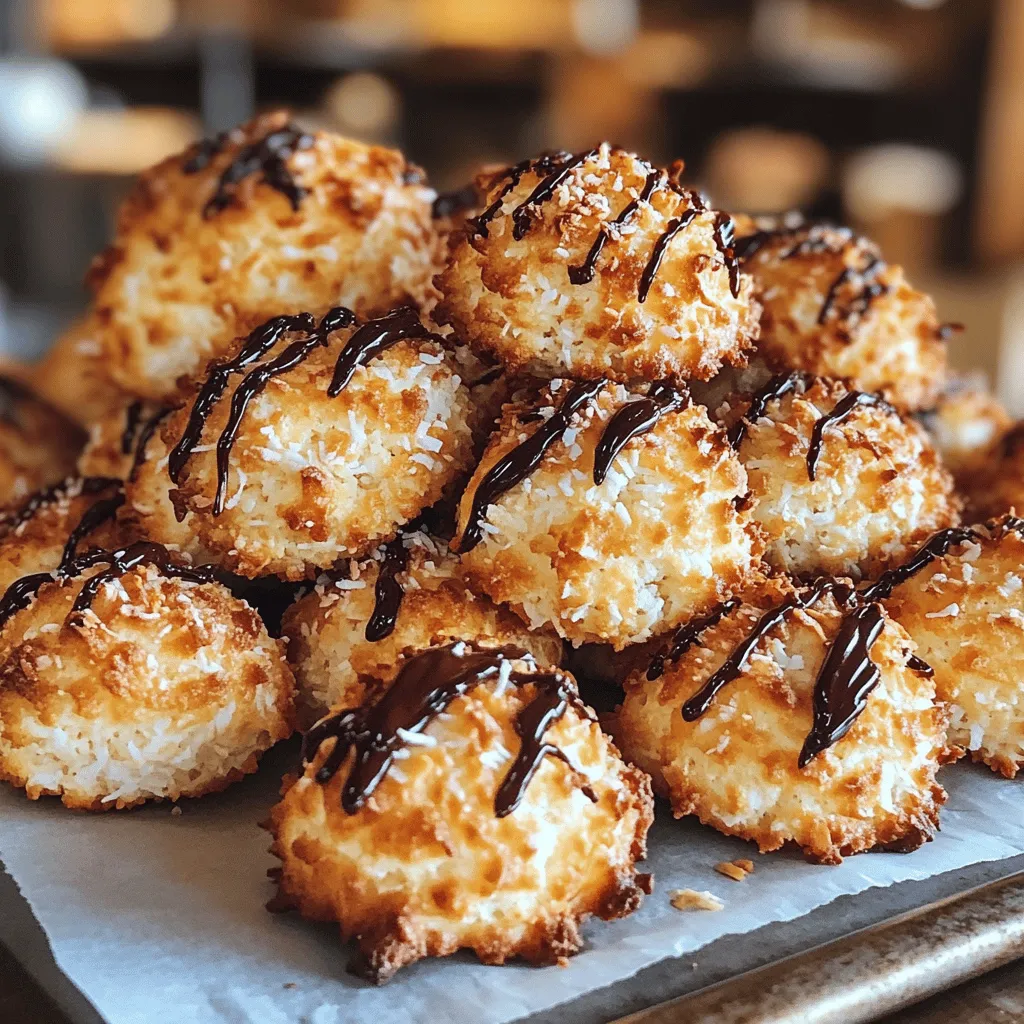 Coconut Macaroon Cookies Irresistible Sweet Treats