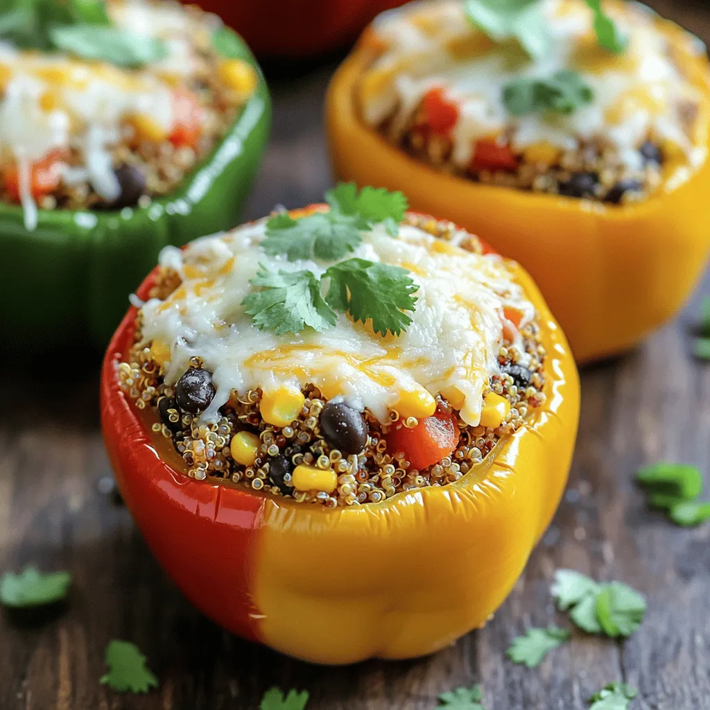 Stuffed Bell Peppers with Quinoa Tasty and Healthy Dish