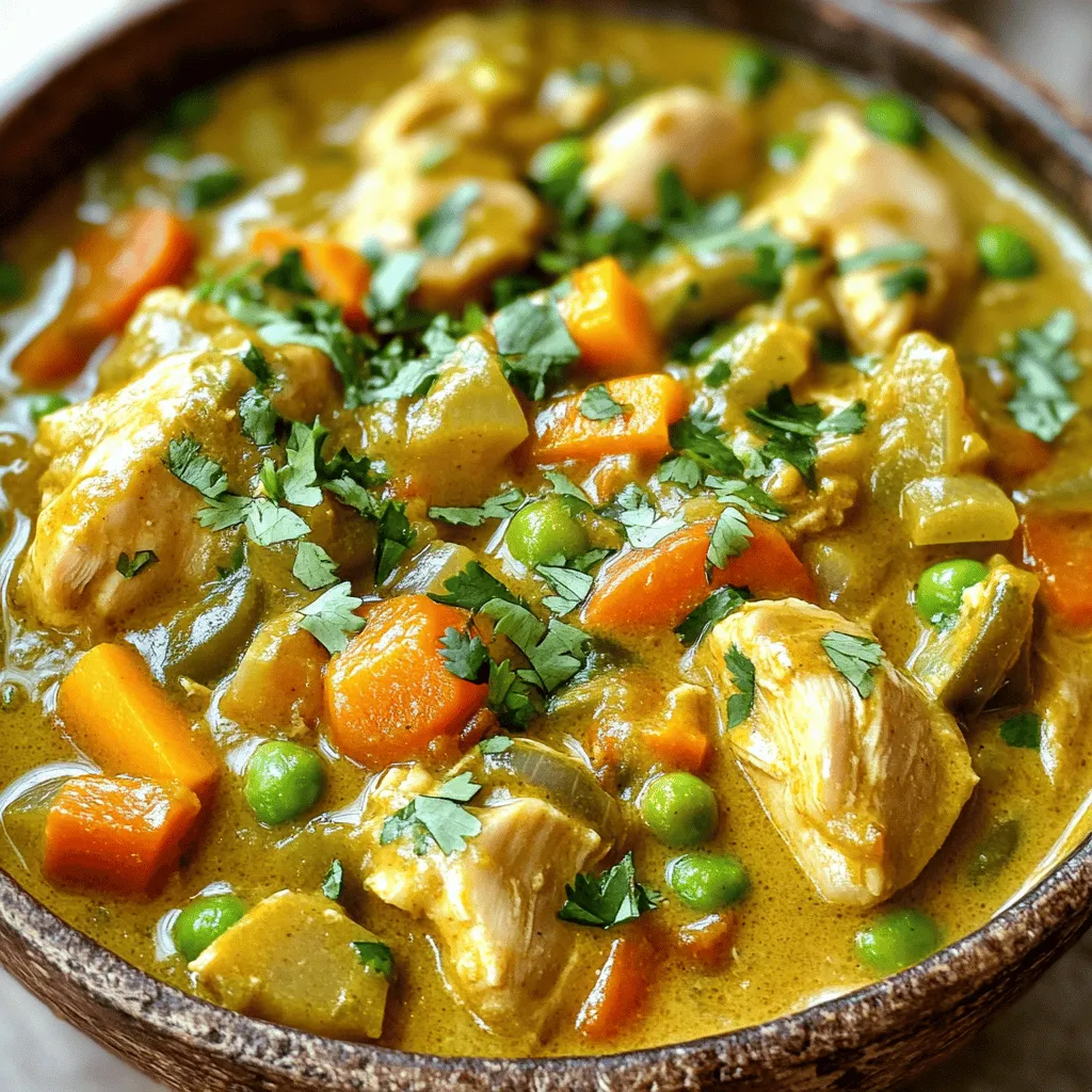 100. Chicken and Vegetable Curry Flavorful Dinner Dish