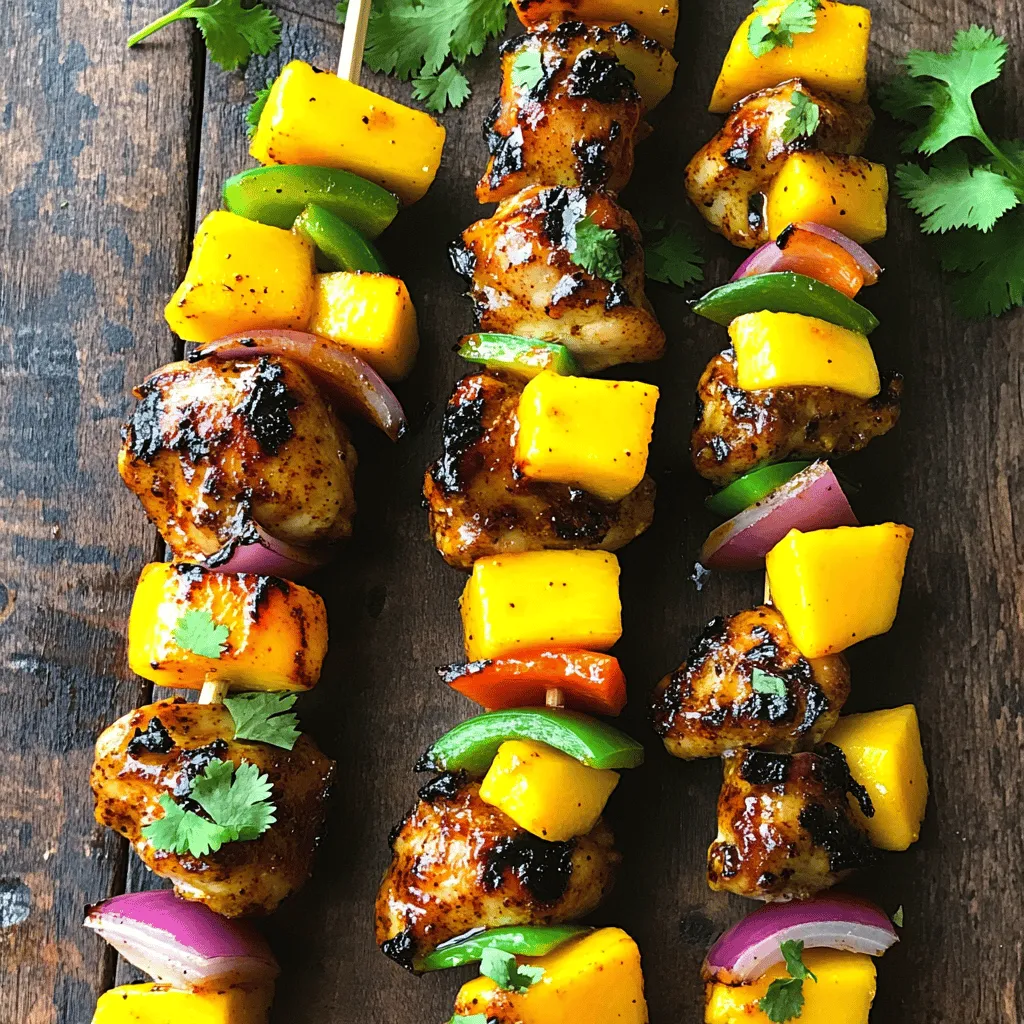 Caribbean Jerk Chicken Skewers Flavorful Grilled Delight