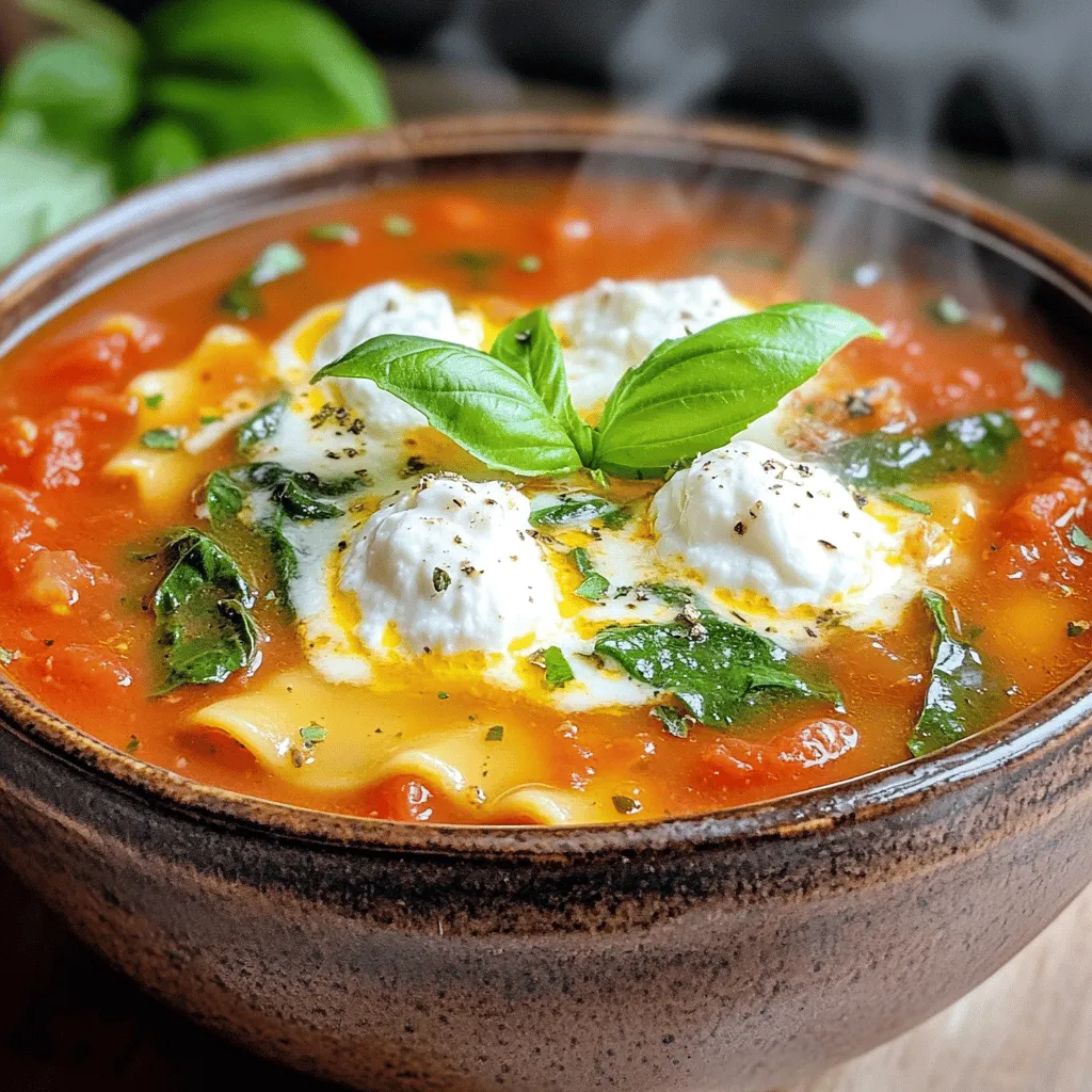One-Pot Lasagna Soup Hearty and Satisfying Meal