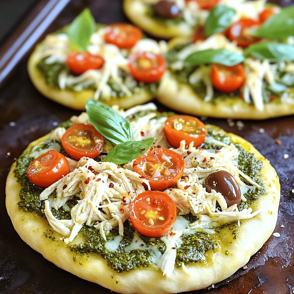 Pesto Chicken Flatbread Flavorful and Easy Recipe