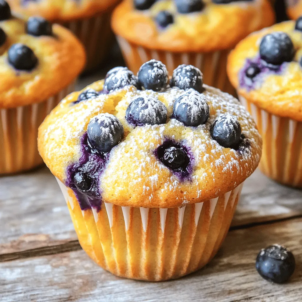 Lemon Blueberry Muffins Simple and Flavorful Treat