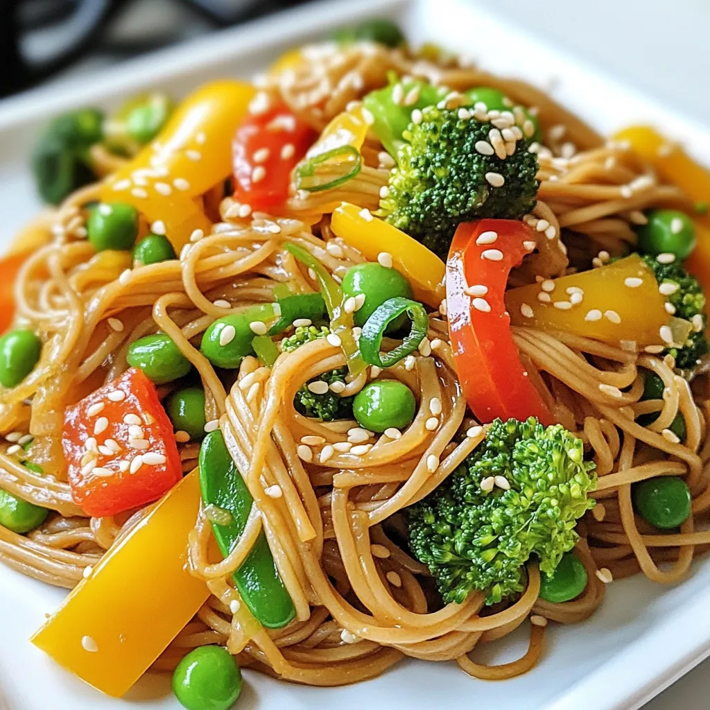 Ginger Soy Soba Noodle Stir Fry Flavor Boost Recipe