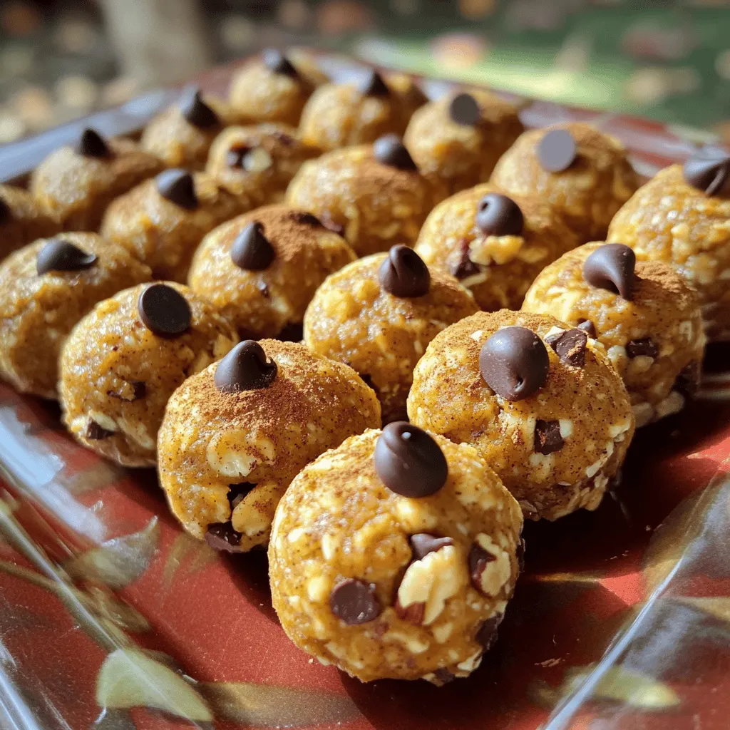 Pumpkin Spice Energy Bites Healthy and Tasty Snack