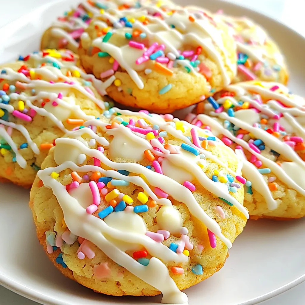 Funfetti Birthday Cake Cookies Irresistible Sweet Treat