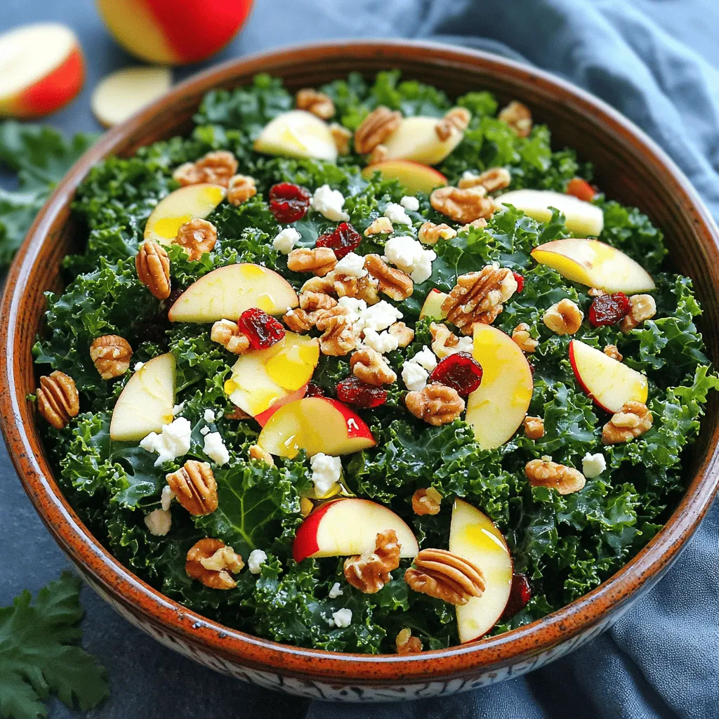 Apple Walnut Kale Salad Nutrient-Packed Delight
