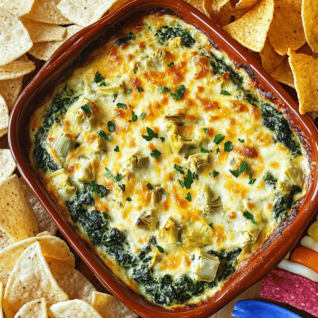 Easy Spinach Artichoke Dip Creamy and Delicious Snack