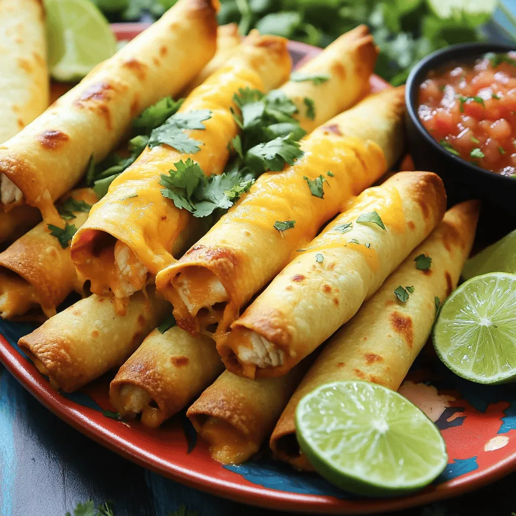 Baked Chicken Taquitos Flavorful and Easy Recipe