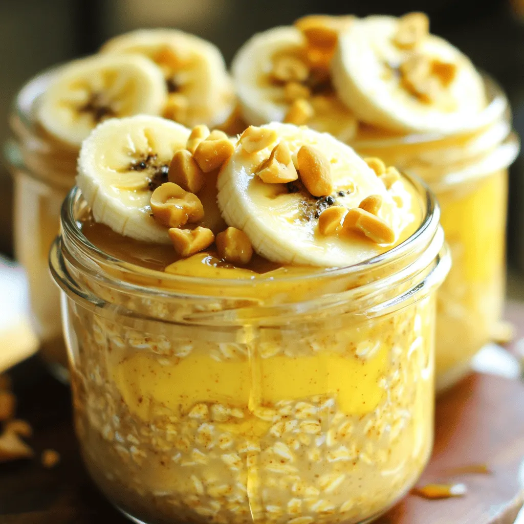 Peanut Butter Banana Overnight Oats Simple Recipe