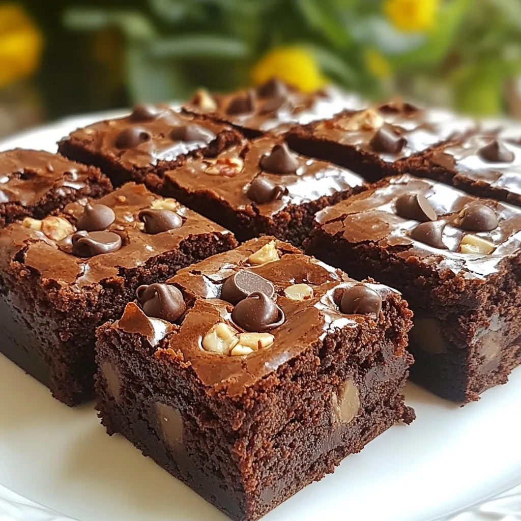 Chocolate Espresso Brownies Irresistible Dessert Treat